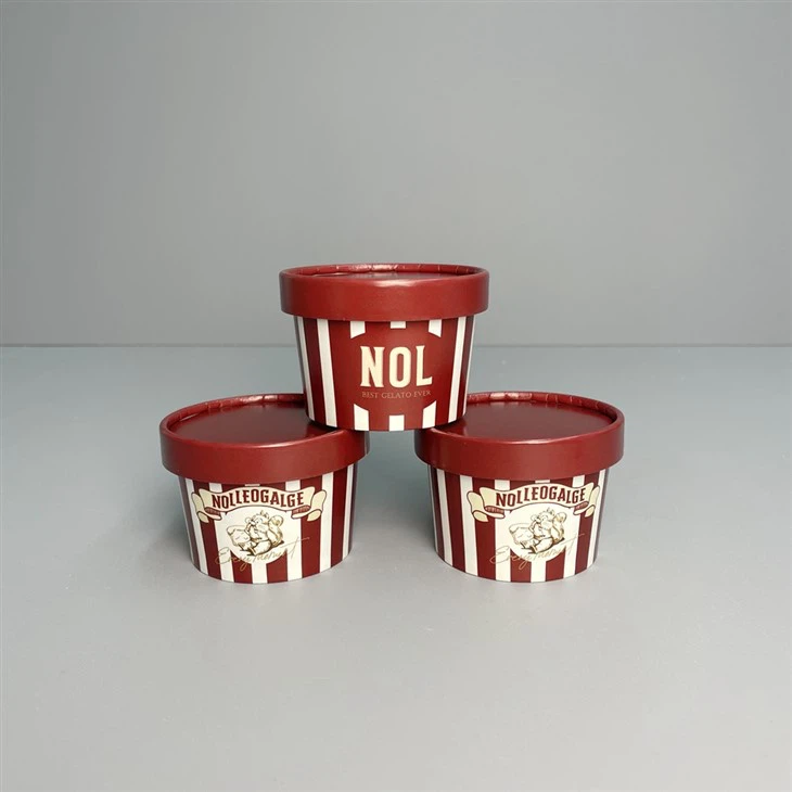 4oz ice cream paper cup with lid