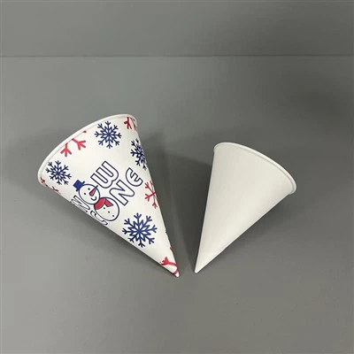 ถ้วยกรวยน้ำดื่มกระดาษขนาด 6 ออนซ์